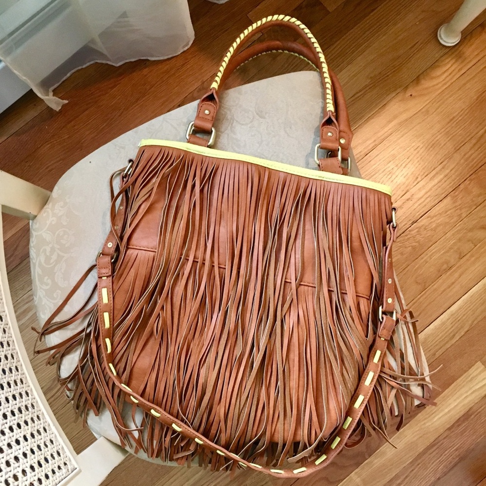 Steven Madden fringe Tote bag